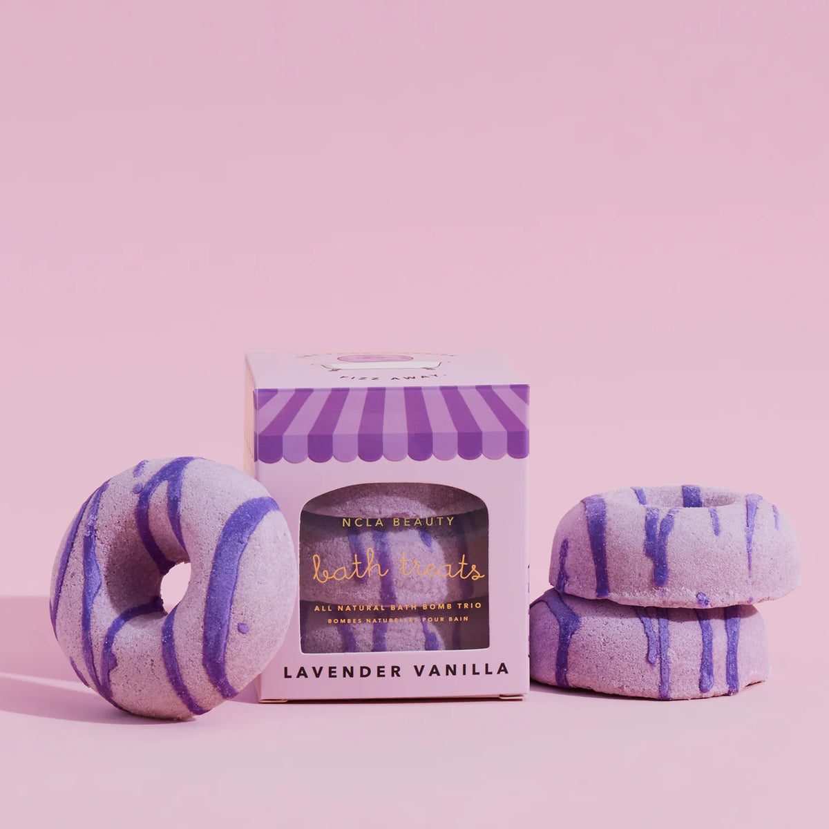 Bath Treats 3 stk. Baðbombur - Lavender Vanilla