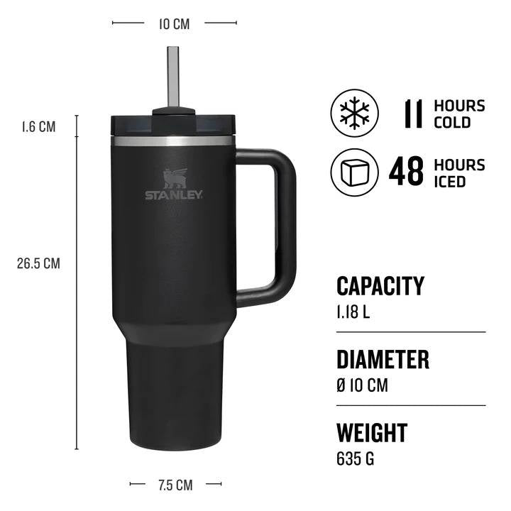 Stanley Quencher Brúsi 1,18 L - Svartur