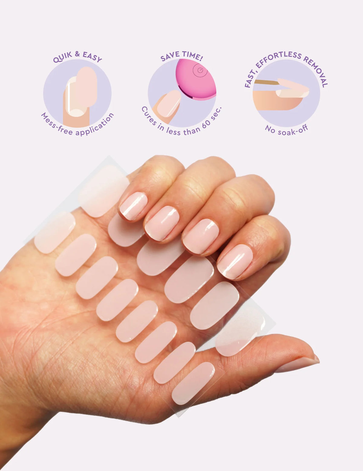 Gel Nail Strips - Blush