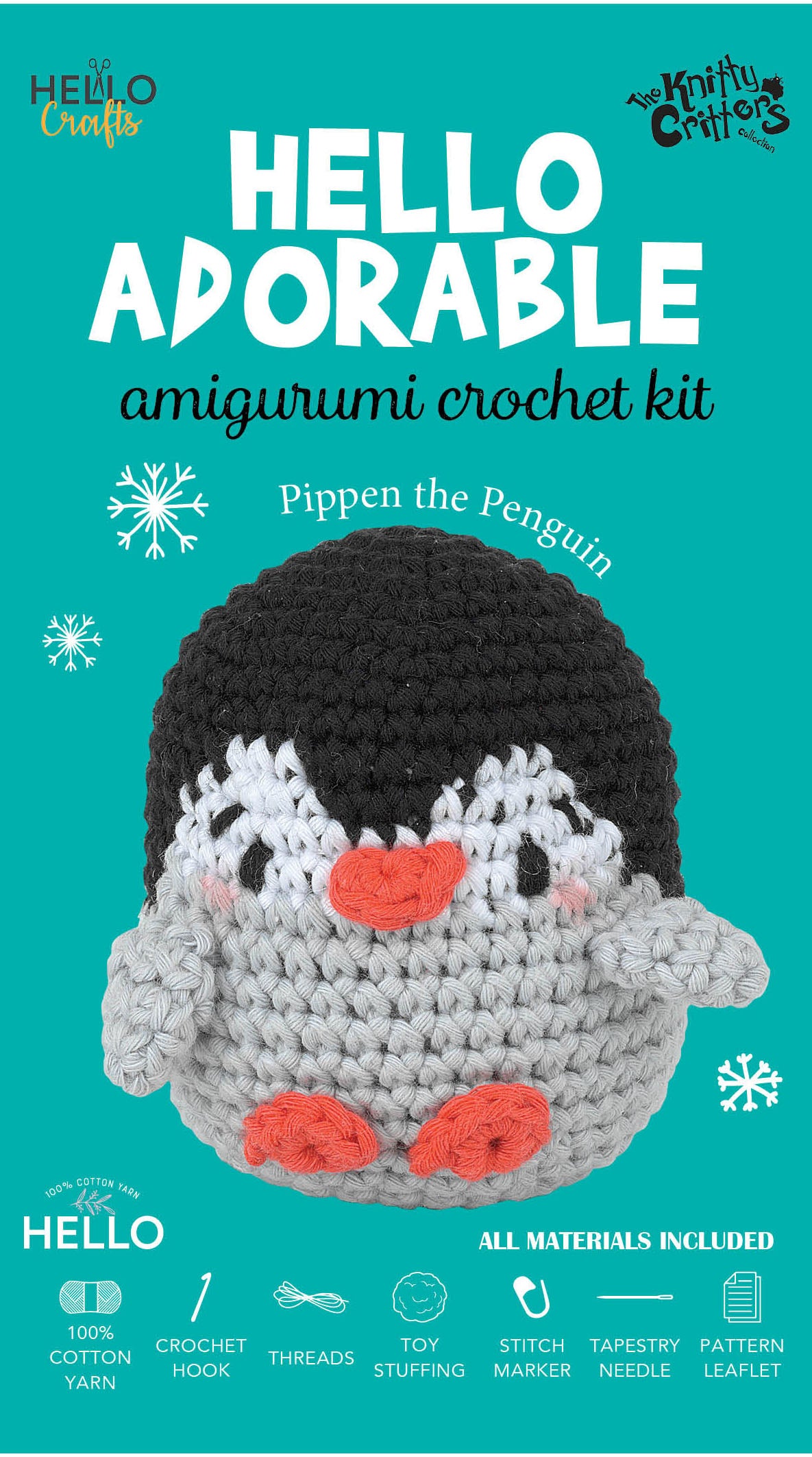 Crochet Kit - Pippen The Penguin