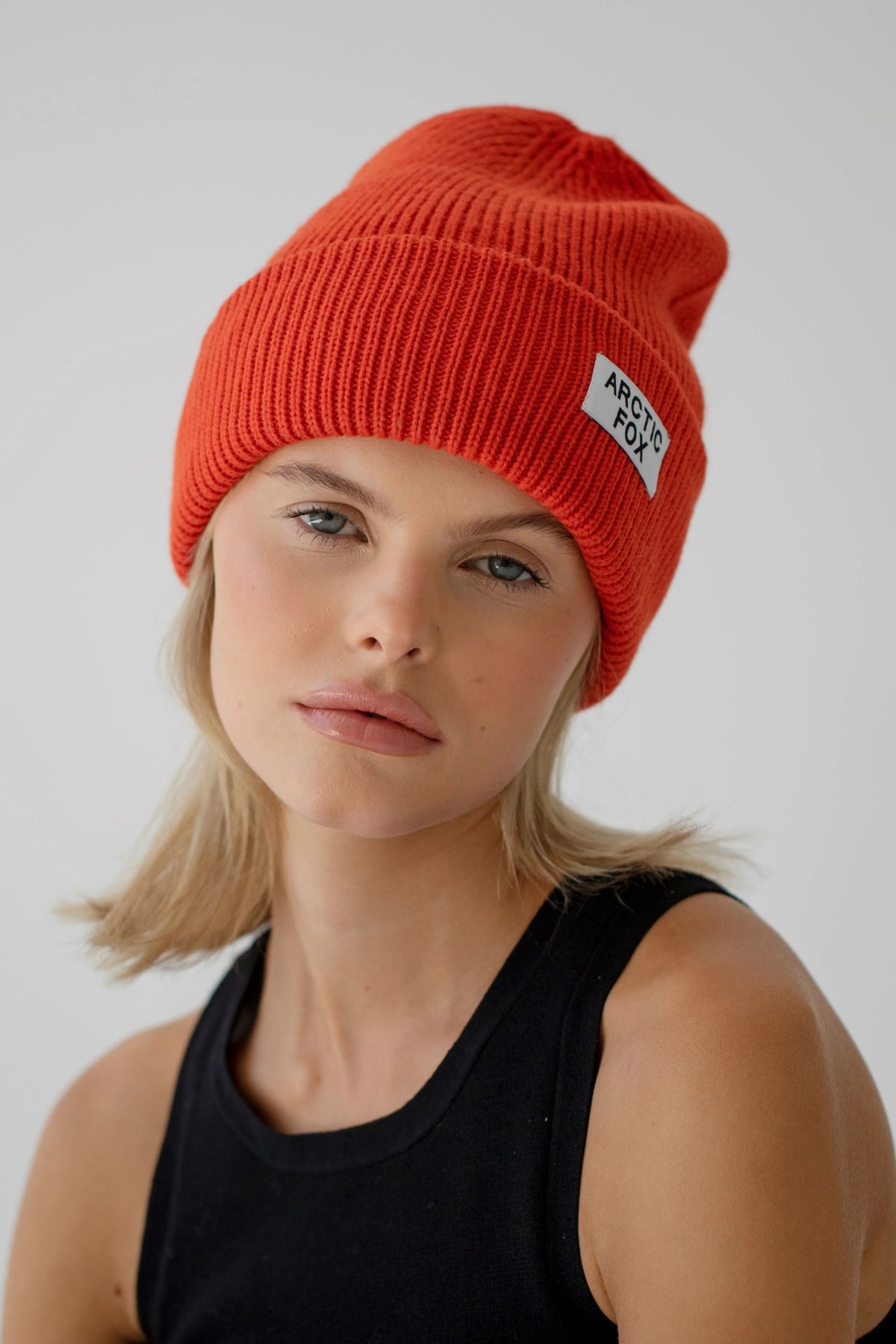 The Recycled Bottle Beanie - Rauð